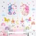DECOWALL DS-8049 Large Colorful Unicorn Wall Stickers - Rainbow Stars Decals for Girls Bedroom Nursery - Removable Home Decor for Kids - Baby Birthday Decoration - Buy Online on GoSupps.com