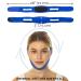 Double Chin Reducer Face Lifting Band | Anti Snoring Chin Strap - Blue - Buy Online on GoSupps.com