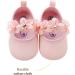 2 x Toddler Flower Girl Shoes + Headband | Non-Slip Soft Special Occasions Christening Wedding Party Shoes | Size 0-6 Months | Pink - Buy Online on GoSupps.com