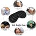 Polka Dots Black and White Sleep Mask - Adjustable Eye Cover for Sleeping - Blocks Light - Perfect for Men and Women - Ideal for Night Travel and Naps - Buy Online on GoSupps.com