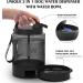 Portable Dog Water Bowl Dispenser - 77oz Travel Water Bottle for Dogs - BPA Free - Buy Online on GoSupps.com