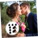 ifundom 1 Set Rose Hair Clip Hair Clip Wedding Hair Accessories Hair Accessories for Women Wedding Black Rose Bridal Hair Comb Hair Side Combs Girl Abs Red Rose Bride - Buy Online on GoSupps.com