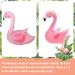 Mity Rain 7pcs Flamingo Cake Toppers - Hawaiian Luau Cake Decorations - Buy Online on GoSupps.com