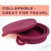 Menstrual Cup Sterilizer Wash Case - Foldable, Microwavable, Travel-Friendly - Public Restroom Cleaner Container 2.0 - Buy Online on GoSupps.com
