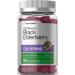 Sambucus Black Elderberry Gummies | 60 Count | with Zinc and Vitamin C | Vegan Non-GMO Gluten Free Extract for Adults | Natural Berry Flavor | by Horbaach