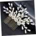 Angoily Bride Headpieces for Wedding Side Hair Comb Hair Claw Clips for Women Goody Hair Clips for Women Hair Combs for Women Crystal Hair Comb Tiara Pearl Accessories Miss - Buy Online on GoSupps.com