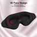 Supregear 3D Contoured Sleep Mask - Comfortable Eye Cover for Men and Women - Perfect for Travel, Naps, and Deep Sleep - 100% Light Blocking - Black - Buy Online on GoSupps.com