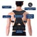 ZCLNYVGJ GUOWGANG Male Female Adjustable Magnetic Posture Corrector Corset Back Brace Back Belt Lumbar Support Straight Corrector S-4XL (Color : Black Size : XX-Large) (Black M) - Buy Online on GoSupps.com