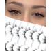Natural Lashes That Look Like Extensions Strip Lashes Natural Look Thin Band Wispy Eyelashes 13mm Cat Eye False Eyelashes Foxy Eye Lashes 12 mm 7 Pairs S10 S10- Foxy Manga