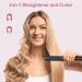 4 in 1 Curling Iron Set - Interchangeable Ceramic Curling Wands & Flat Iron Hair Straightener with Comb Protective Glove & Clips | International Shipping Available - Buy Online on GoSupps.com