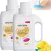 Solubrilho Tile Cleaner Powerful Decontamination Floor Tub and Tile Cleaner Multipurpose Cleaner Removes Dirt & Grime Shower(2PCS)