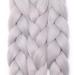 Tess Braids Extensions 60 cm - 3 Pack Jumbo Kanecalon Hair Braids for Box Braids (100g/bundle) - Silver White #7 - International Shipping Available - Buy Online on GoSupps.com