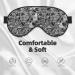 Sleep Mask Eye for Women & Men - Reusable Soft Blackout Eye Masks for Better Sleep Travel & Camping - Black White Marble Gift Essentials - Buy Online on GoSupps.com