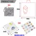 3PCS Hooded Baby Towel Bath Towel | Soft Absorbent Animal Design | Newborn Essentials | Baby Gift Set - Grey - Buy Online on GoSupps.com