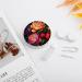 Colorful Peony Flowers Contact Lens Case with Mirror - Portable & Cute Eye Travel Kit - Buy Online on GoSupps.com