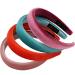 LONEEDY 8 PCS Velvet Sponge Thick Headbands for Women - DIY Hair Accessories (8 Colors) - Buy Online on GoSupps.com