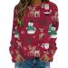 Funny Women's Christmas Sweater - Long Sleeve Rudolph Reindeer Elf Jumper | Cotton 4XL Teen Girl Holiday Shirt - Buy Online on GoSupps.com