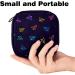 Portable Period Pocket - Cartoon Sanitary Napkin Storage Bag for Women & Teens | Rosy Yellow & Blue Design - Buy Online on GoSupps.com