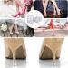 Molain 8 Pairs Sole Protector Heel Pads Transparent Rubber Bottom Caps Savers Covers High Heels Repair Replacement Inserts Caps Tips Guard Women Shoes Boot for Weddings Grass Garden - Buy Online on GoSupps.com