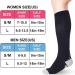 Zmerch Knee Compression Socks - Unisex Calf Support for Fitness & Outdoor Sports | Jump Rope Football Pressure Socks (Black Gray S-M) - Buy Online on GoSupps.com
