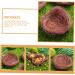 Unomor 12th Simulated Bird Nest - Decorative Easter Egg Nest for Outdoor & Tree Decoration | Mini Hemp Silk Birds 12x12cm Coffee - Buy Online on GoSupps.com