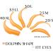 Lash Lift Pads - 5 Sizes Perm Rods for DIY Lash Lifting at Home | Reusable Silicone Shields for Softer Perming Curler Rollers - Orange L Curl-Lift up Rapidly - Buy Online on GoSupps.com
