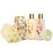 Elegant French Vanilla Bath Set - Luxury Gold High Heel Shoe Spa Gift for Gifting Pampering & Home D cor - Buy Online on GoSupps.com