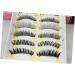 minkissy 10 Pairs Cross Eyelashes Fake Lashes Natural Eyelashes False Eyelash Fake Eyelash Nude Makeup - Buy Online on GoSupps.com