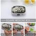 White Lily Bouquet Pill Box | 2 Compartment Decorative Metal Pill Organizer for Pocket & Purse - International Shipping Available - Buy Online on GoSupps.com