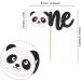 Ercadio 24 Pack Panda One Cupcake Toppers Black Glitter Panda One Cupcake Picks Panda 1st Cupcake Picks for Panda Theme Baby Shower Kids Birthday Party Cake Decor Supplies Pattern 3 - Buy Online on GoSupps.com