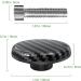EFEALL Anti-Theft AirTag Bike Mount - Hidden Airtag Holder for Headset Tube 31.8mm - Carbon Pattern, 1 Pack - Buy Online on GoSupps.com