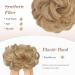 Fine Hair Part with Rubber Band - Curly Hair Extensions & Ponytail Hair Parts for Women & Girls - Honey Blonde & Platinum Blonde - 38g - Buy Online on GoSupps.com