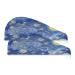 Glowing Moon and Starry Oil Painting Dry Hair Cap 2 Piece Quick Drying Towel Set with Button Headband Super Absorbent Soft & Comfortable