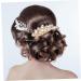 HAPINARY leaf wedding hair comb women's hair side comb hair accessories headpiece for bride hair comb hair Hair up Clip issue card bride small Japanese and Korean headgear - Buy Online on GoSupps.com