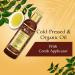 Organic Neem Oil 200ml - Pure Hair & Skin Care Oil with Comb Applicator | No Mineral Oil No Silicones - International Shipping Available - Buy Online on GoSupps.com