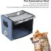 Zwinner Pet Atomization Nest Wear Resistant Oxford Cloth Collapsible Cat Dog Oxygen Tent Professional Dog Nebulizer Machine Hands Free Portable ICU Pet Oxygen Therapy Cage 24.0x15.7x18.1in - Buy Online on GoSupps.com
