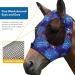 Harrison Howard UV Protection Fly Mask - Breathable Stretchable Full Visibility with Ear Protection - Chic Blue (Large) - Buy Online on GoSupps.com