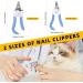 GDRAW 9-Part Zoo Set for Dogs & Cats | Complete Pet Grooming Supplies - Claw Scissors Nail Files Combs & Collars - International Shipping Available - Buy Online on GoSupps.com