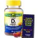 PREMIUM-FUSION Vitamin D3 Gummies for Adults 2000 IU 80 Ct. + Vitamin Pouch and Guide to Supplements