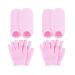 grounds 2X Moisturizing Gel Socks Gloves Set Hands Feet Skin Whitening Care Beauty Spa Treatment Hydrating Cool Booties Socks