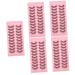 FOMIYES 50 Pairs False Eyelashes Eyelash False Lashes Wispy Fake Lashes Women Natural Eyelashes Makeup False Eyelashes Fake Eyelashes Imitation Makeup Tools Miss European and American