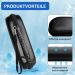 Yolonce Electric Toothbrush Travel Case - Portable Hard Shell Holder with Accessories - Black Striped Travel Etui - Buy Online on GoSupps.com