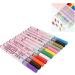 High Definition 3D Nail Polish Pens Internet Celebrity Set! Radiant Colors 12Pcs for Manicure Perfect Graffiti Paint Pen with Metallic & Dotting Superior Tools for Your - Buy Online on GoSupps.com