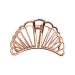 TANG SONG 4PCS Fan-shaped Metal Hair Claw Clips Set - Hair Catch Barrette Jaw Clamp for Women - Half Bun Hairpins - Silver Gold Rose Gold Black - Buy Online on GoSupps.com