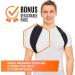 Adjustable Back Posture Corrector for Women & Men - Comfortable Brace for Slouching & Hunching - Clavicle Support - Chest Size 25-50 - Buy Online on GoSupps.com