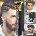 Hair Clippers Men - Cordless Hair Clipper Kit | Home Hair Cutting Male Grooming Kit | Precision Detailer Trimmer for Men | T-bladess Gapped Shavers | Rinseable bladess Clippers with Guide Combs - Buy Online on GoSupps.com
