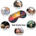 Light-Blocking Retro Beach Sunset Sleep Mask - Comfortable & Soft Eye Cover for Men & Women with Adjustable Strap | Ocean Waves Summer Design - Buy Online on GoSupps.com