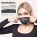 100pcs Disposable Face Masks Made in Germany | CE Certified | Triple Layer Filtration 99.78% | Elastic Earloops | White Dots Design | Adults Size 17.5cm x 9.5cm - Buy Online on GoSupps.com