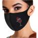 Riou 5-Piece Strass Mouth & Nose Protection - Reusable Washable Cotton Masks for Women | Breathable Glitter Motif Design - Buy Online on GoSupps.com