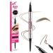 SONGVISON Double Sided Curved Eyebrow Pencil with Double Tip for Women Effortlessly Natural Eyebrow All-Day Wear Waterproof and Stain Resistant